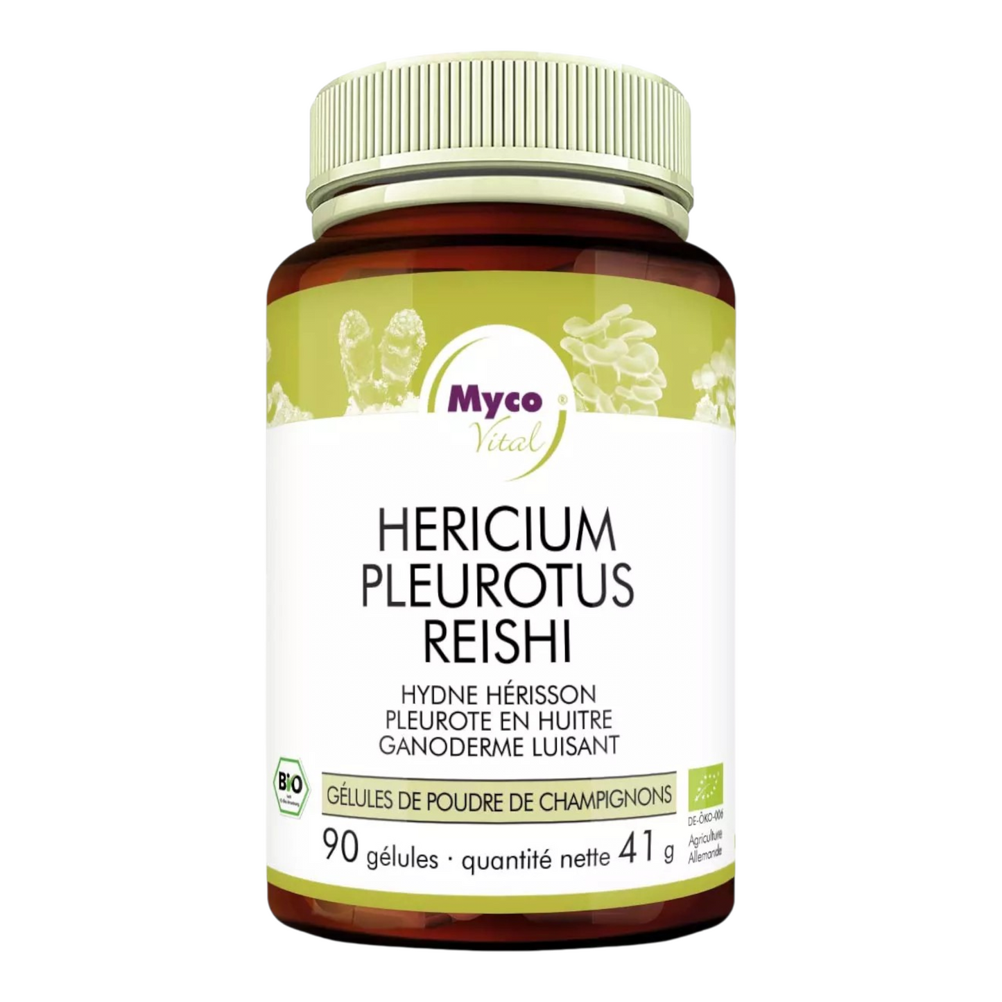 MycoVital Hericium & Pleurotus & Reishi - 90 gélules