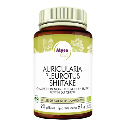 MycoVital Auricularia & Pleurotus & Shiitake - 90 gélules