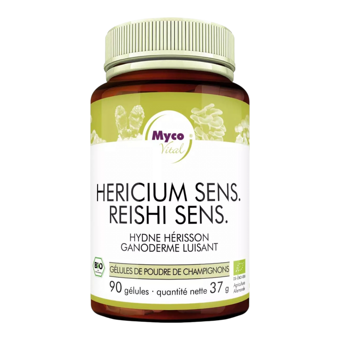 MycoVital Hericium & Reishi sensitiv - 90 gélules