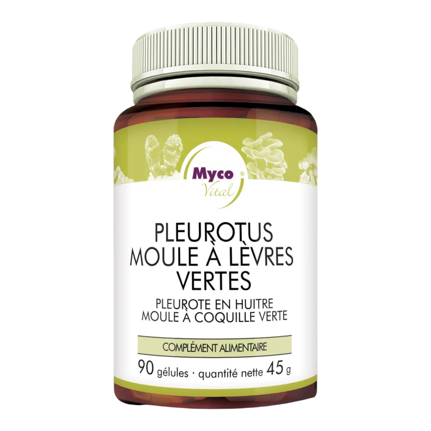 MycoVital Pleurotus & Moule à lèvres vertes - 90 gélules