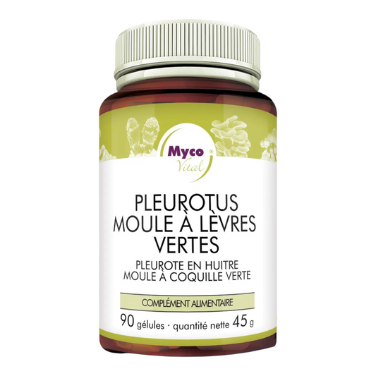 MycoVital Pleurotus & Moule à lèvres vertes - 90 gélules