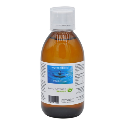 Laboratoire Suisse - Argent Colloïdal 15ppm - 250ml